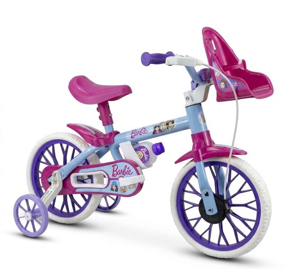 Bicicleta Infantil Aro 12 Barbie Nathor