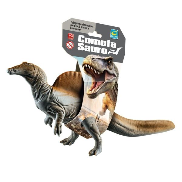 Boneco Dinossauro Spinossauro Cometa Sauro Cartela R040