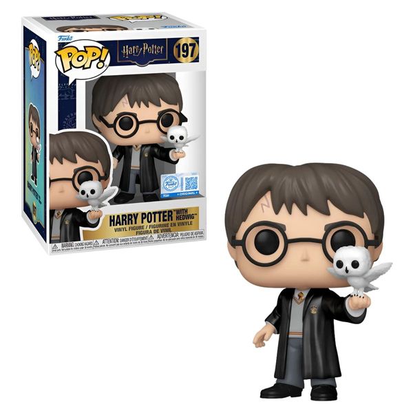 Boneco Colecionável Funko Pop Harry Potter Com Edwiges #197