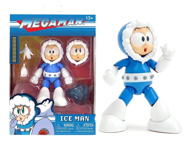 Boneco Articulado Ice Man c/ Acessórios - Mega Man - Jada