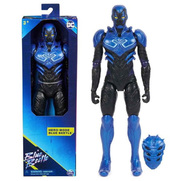 Boneco Articulado Besouro Azul - 30 cm - Blue Beetle - DC Comics - Spin Master
